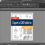 GstarCAD Express Tools- CAD Table to Excel