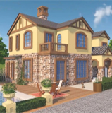 Quickly Model and Render a villa in Houseplan